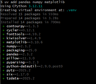 uv-add-packages-output