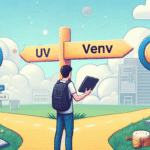 An image describing whether to go for uv or venv for package management